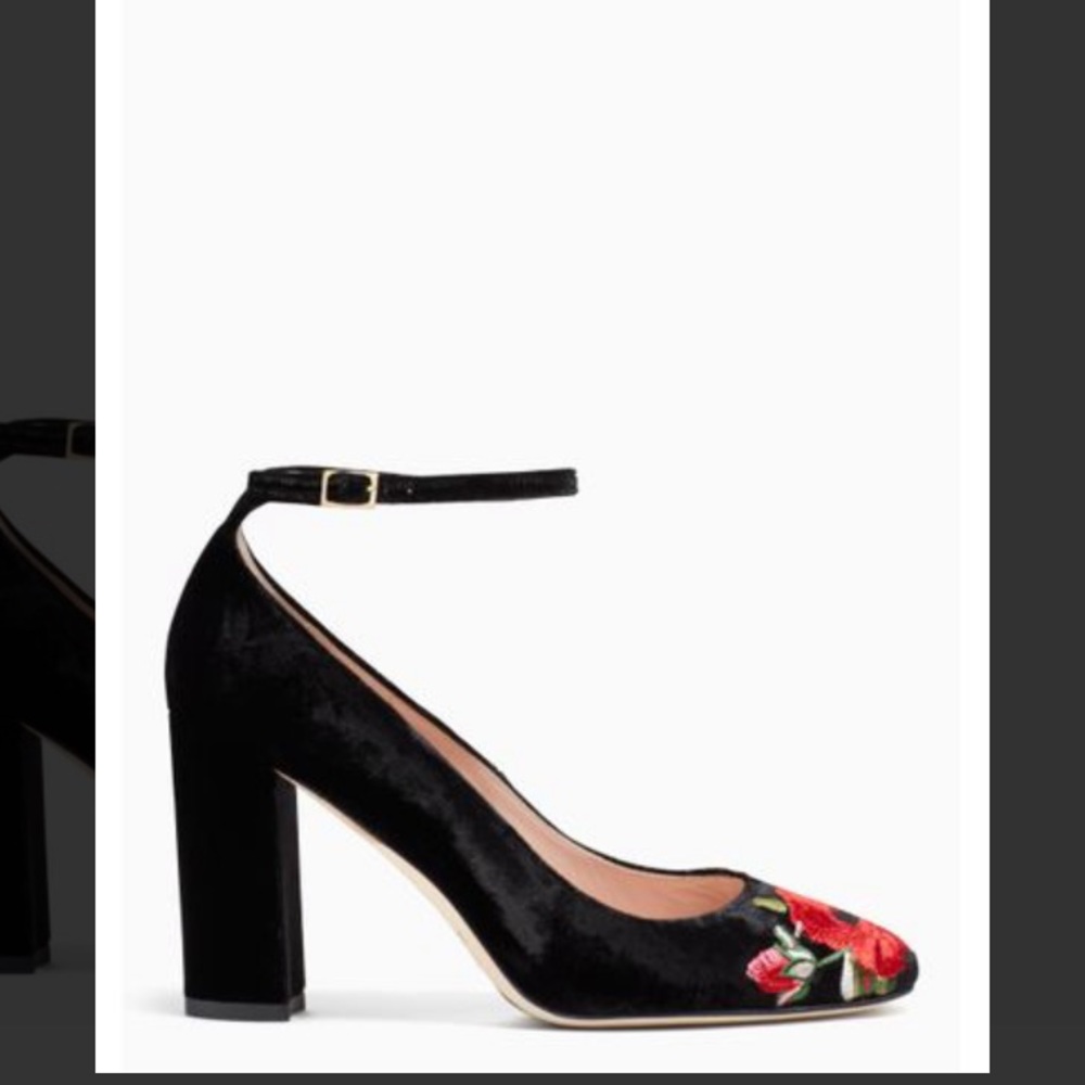 Kate Spade Grove Velvet Pumps. - Picture 2 of 16